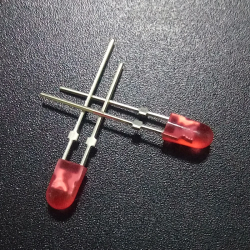 3mm 346 oval red LED