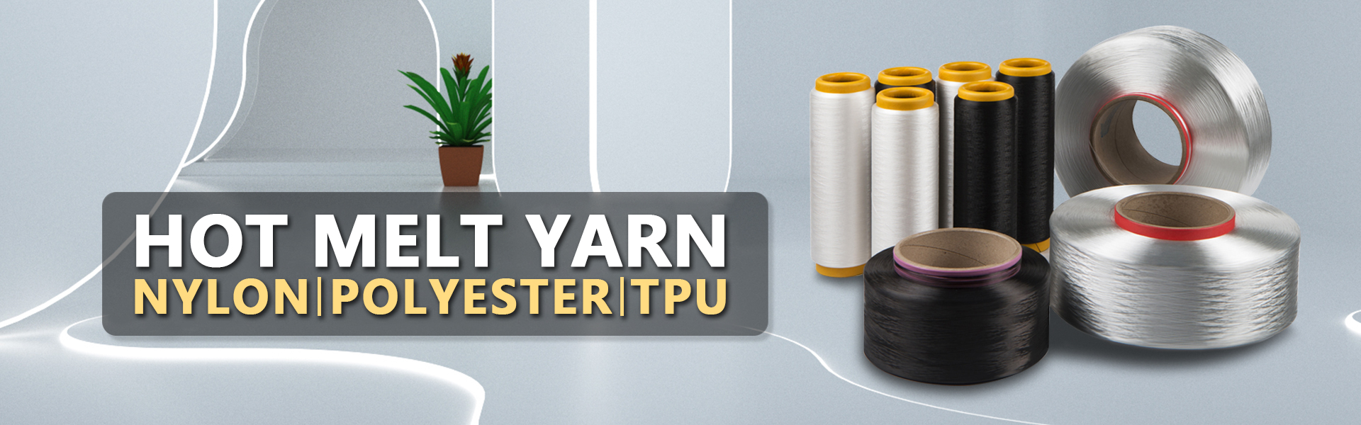 Polyester Yarn Hot Melt Yarn Factory - Polyester Yarn Hot Melt