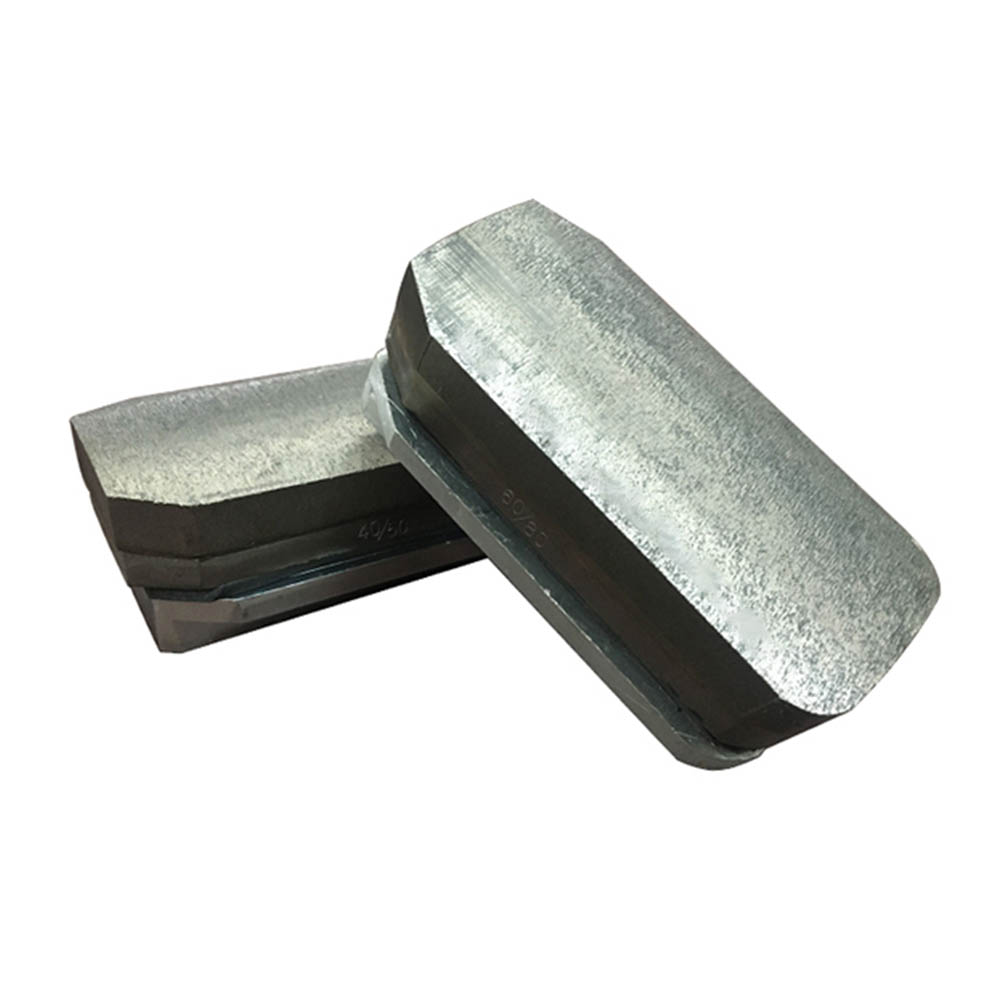 China Best Factory 140mm Metal Diamond Fickert Granite Abrasive Tool Automatic Polishing Line Stone Slab Polishing Grinding