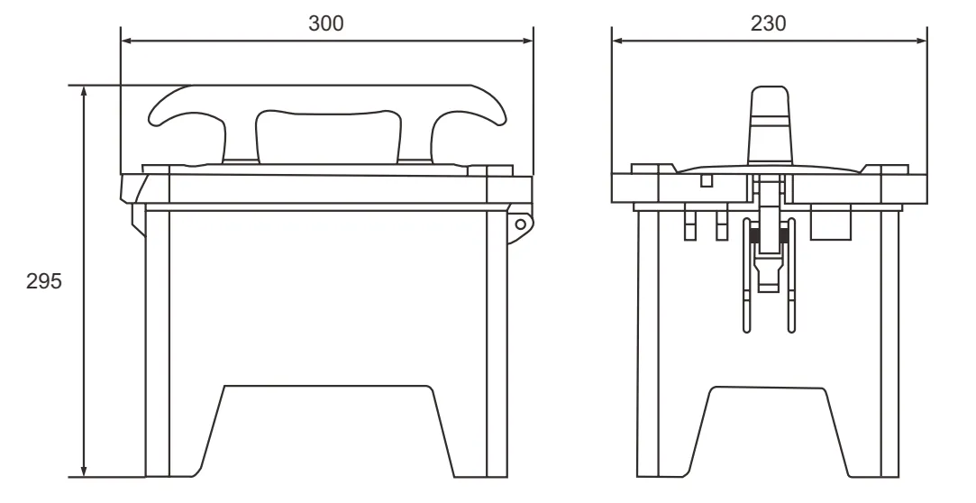 temporary distribution box waterproof outdoor socket box
