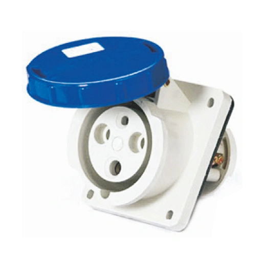 European 3P 125A water proof outlet industrial female plug