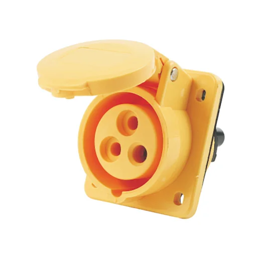 Stable reliable 3Pin 110v 16a plug Concealed oblique socket