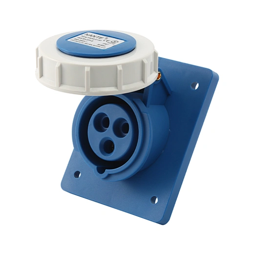 waterproof industrial plug engineering socket 220V oblique