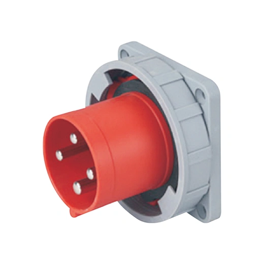 three phase plug , connectors for electrical wires , Industrial Plug Power Socket - NANTE