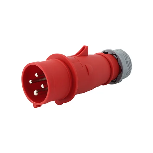 industrial IP44 waterproof electrical 16a 4p 415v plug