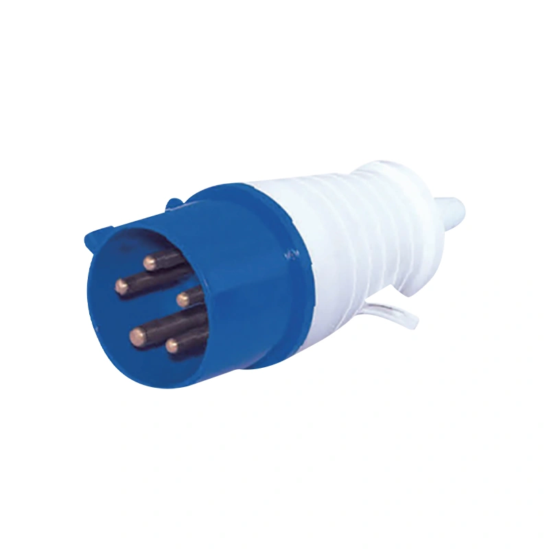 european 16a single phase plug male industrial plug coupler