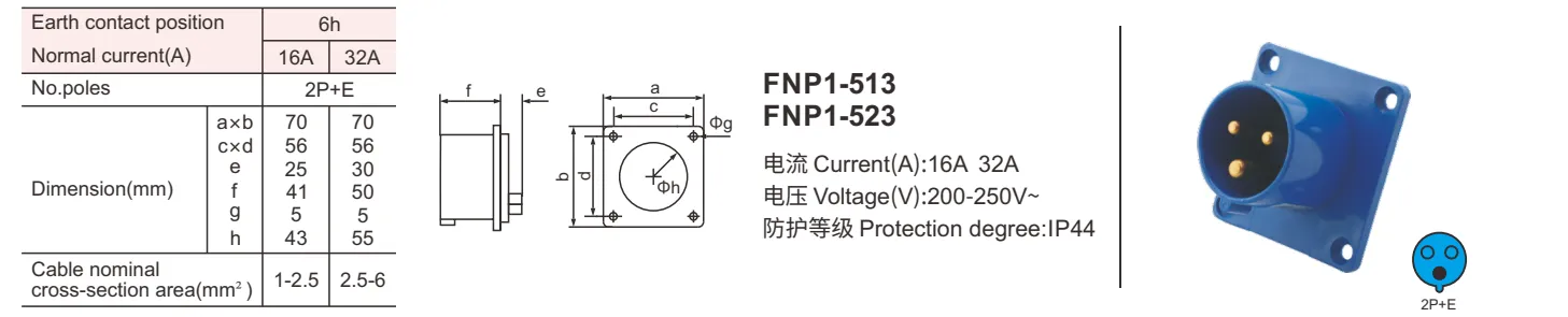 industrial socket plug 16a socket 32A male and female plug