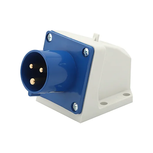surface mounted socket ac power plug inlet eu power plug