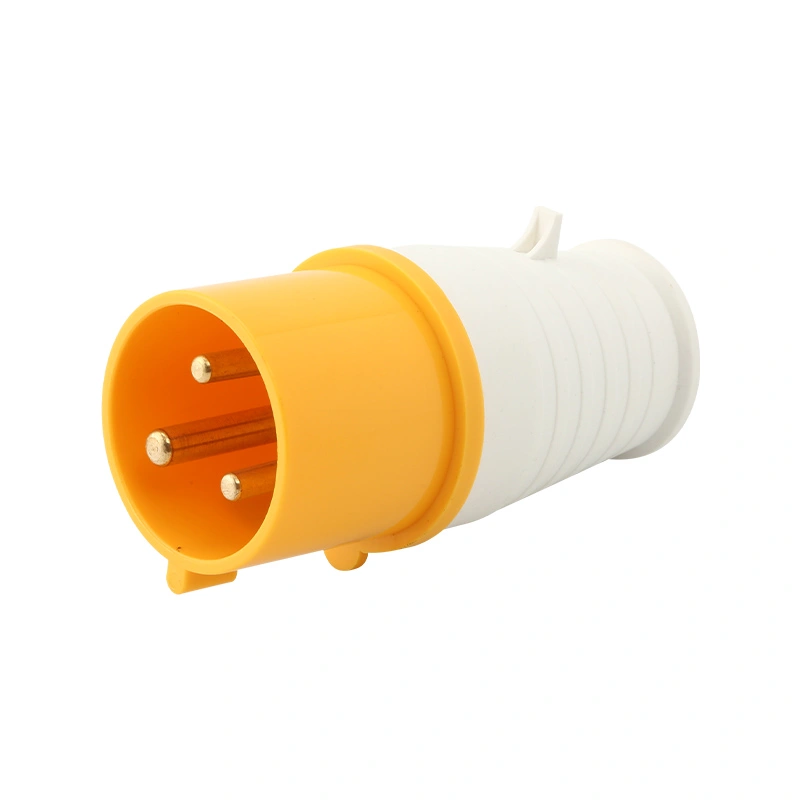 electric male plug 3 pin connection outdoor power outlet