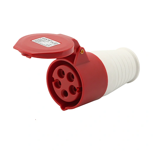 Female industry connection mobile socket 32A 5P IP44