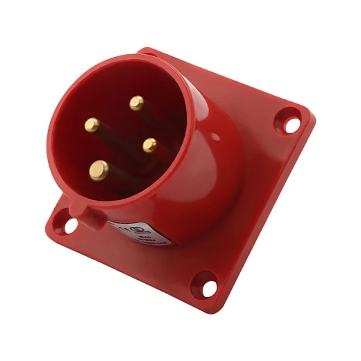 32A 4 pin plug connector cee industrial electrical sockets