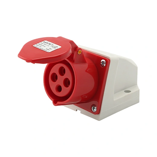 32A 4P Waterproof Electrical Connector Power socket outlet