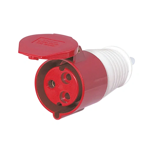 automotive wire connectors panel mounted straight socket