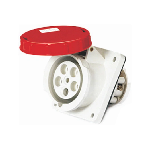 Inlaid Industrial Electrical Panel Mounted angle socket