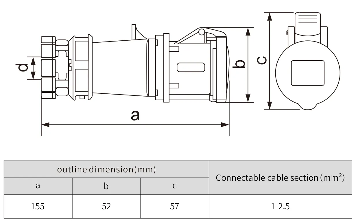 socket connector power electrical wire connectors - NANTE