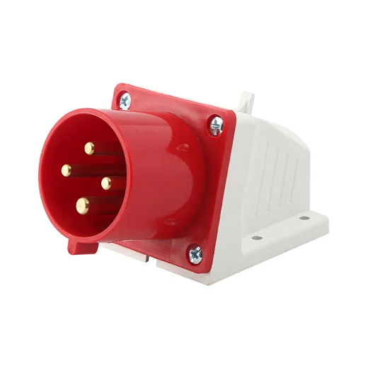 230V IP44 4 pole plug surface mounting socket 16 amp socket