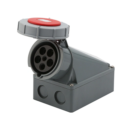 5pin 125 amp male female industrial surface mounted socket