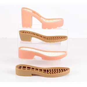 Women's thick bottom high heel sole
