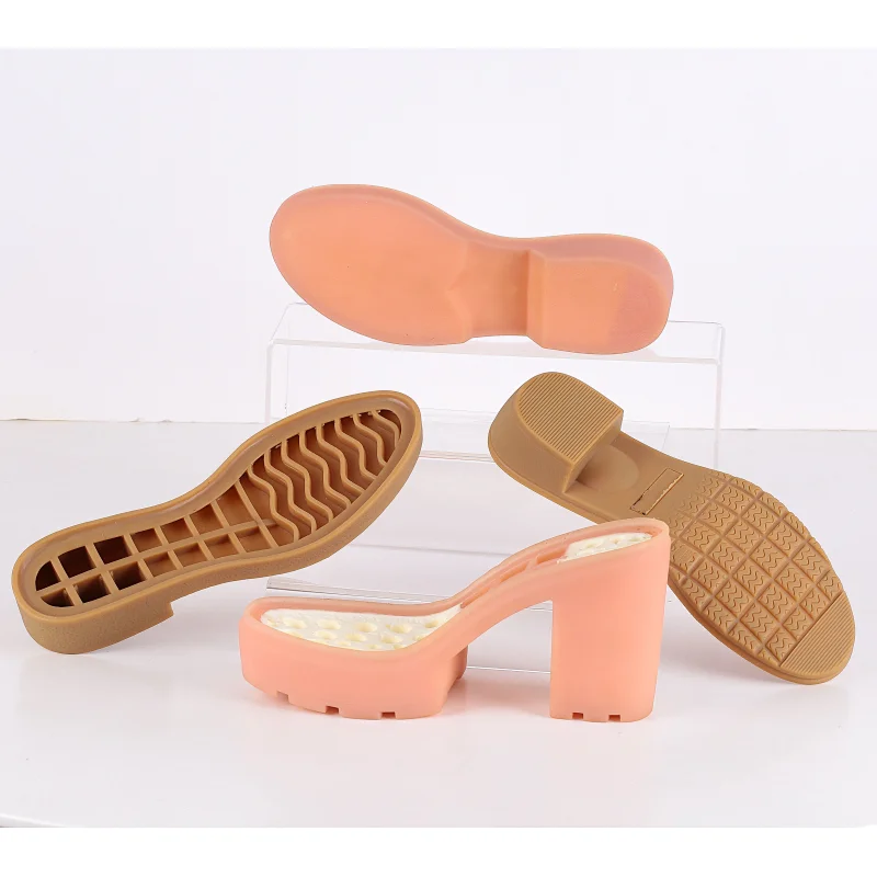 Women's thick bottom high heel sole