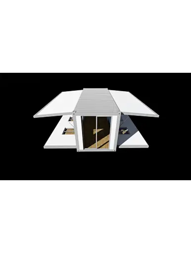 Expandable container house prefab house