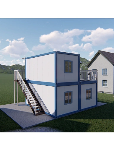 prefabricated modular container building