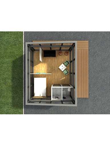 modular hotel room
