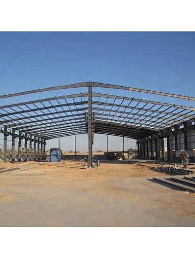 Light steel structure prefab industrial building warehouse
