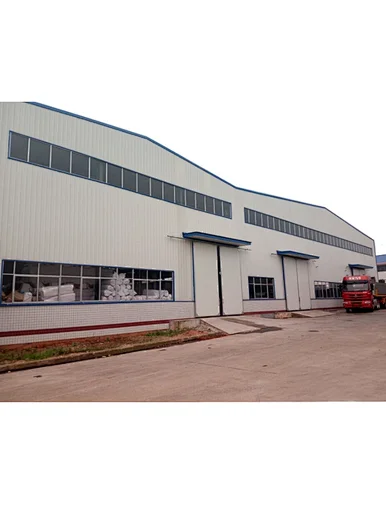 50 years durable low cost light steel frame insulated prefab warehouse