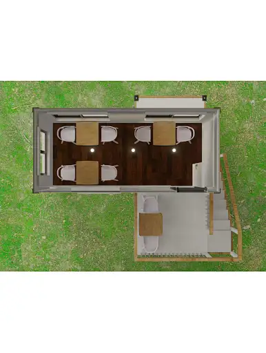 Two-story container house