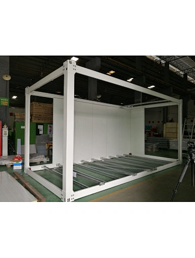 Quick assembly of prefabricated steel container houses