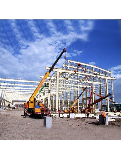 steel structure warehouse building