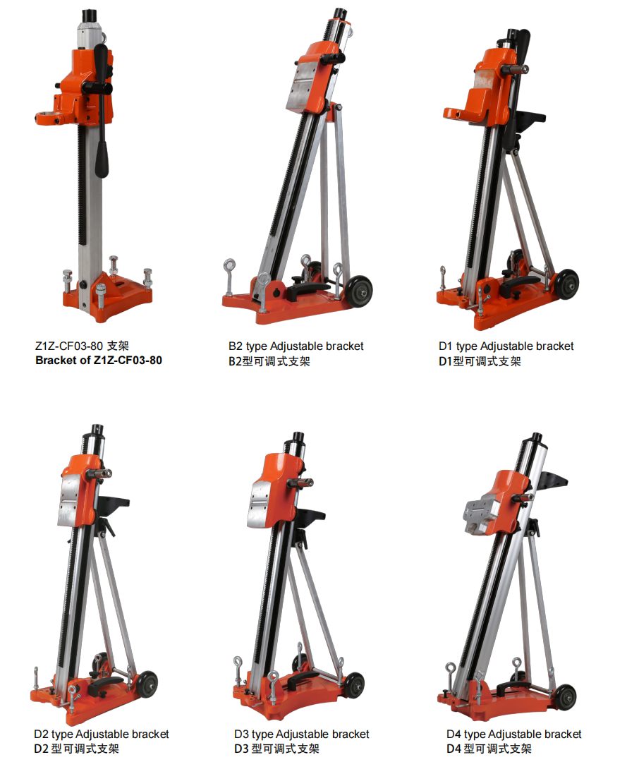 Support of diamond coring drill | stand drill