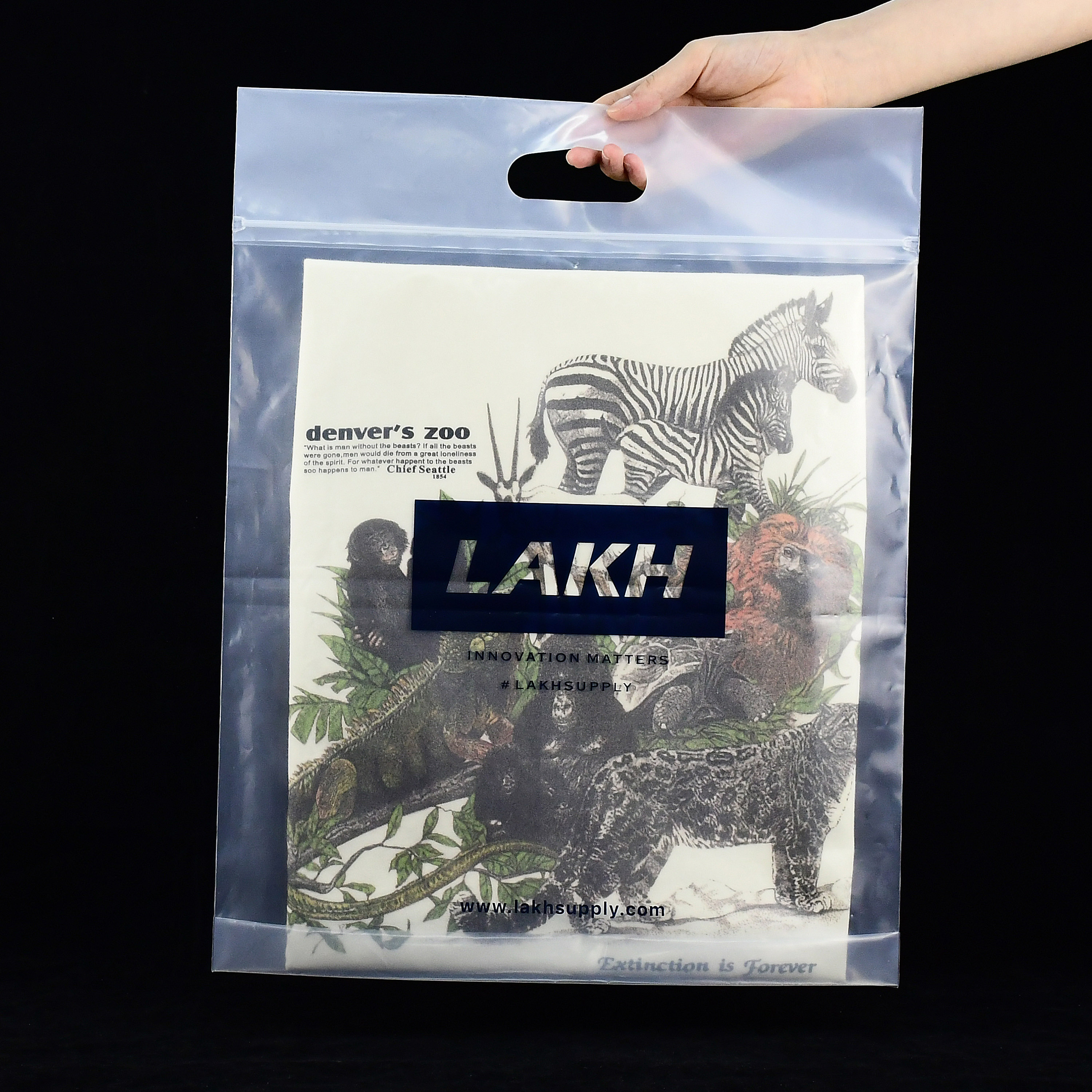 Ziplock bag with handleGoolien