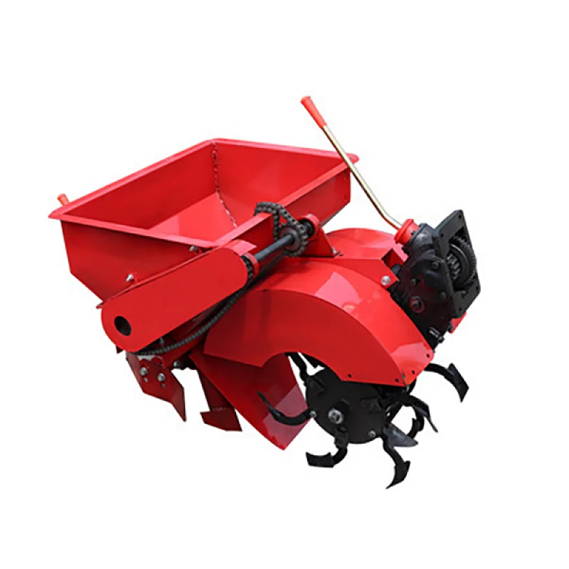 Ditching and fertilizing machine