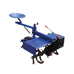 Rotary cultivator with seat