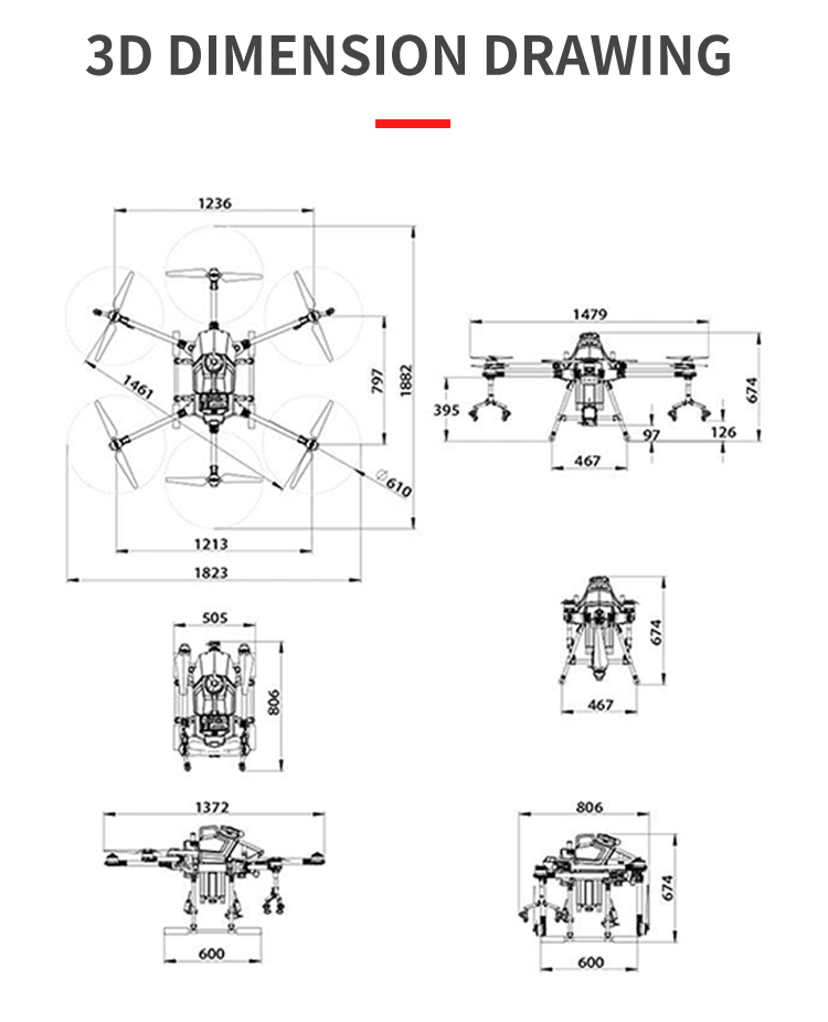 30L drone sprayer