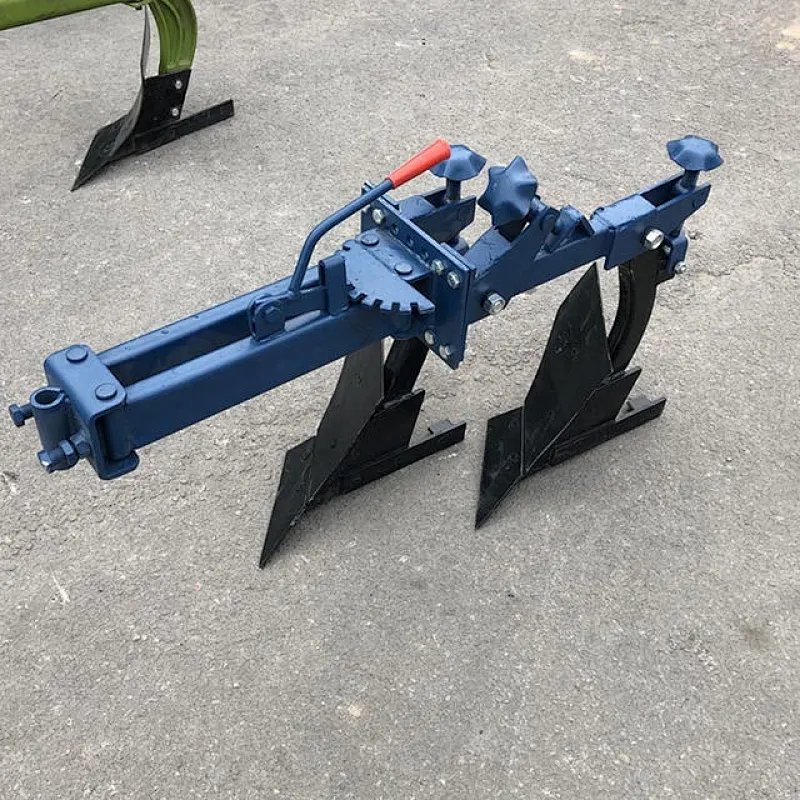 Walking tractor accessories double plow