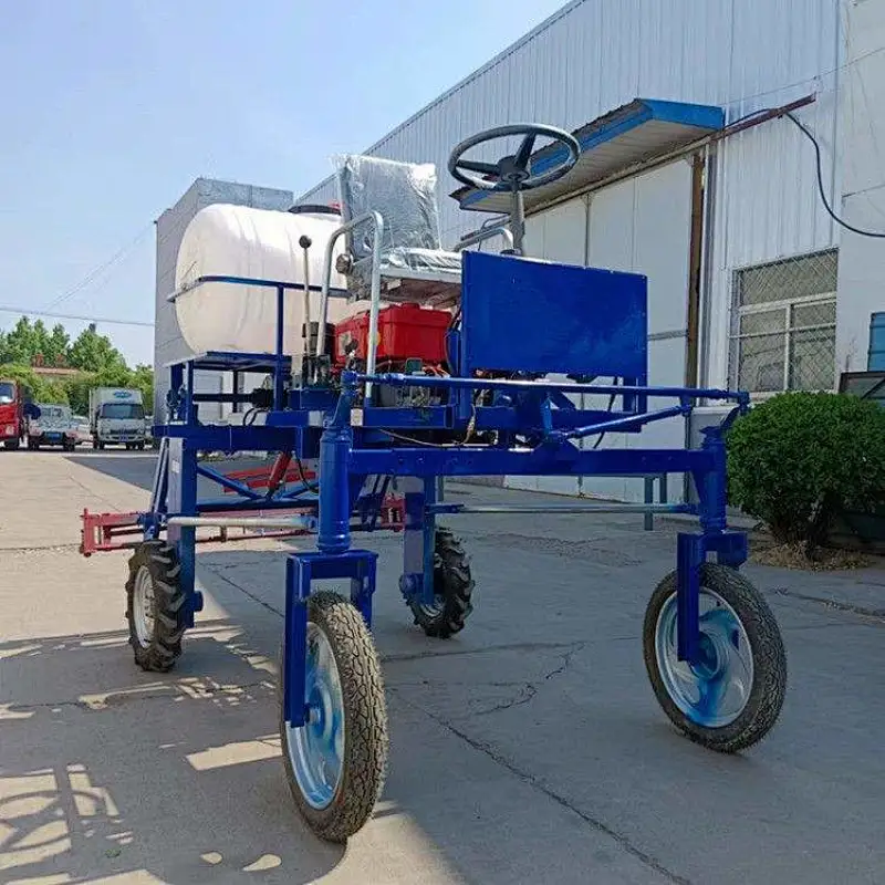 Self-propelled four-wheel sprayer