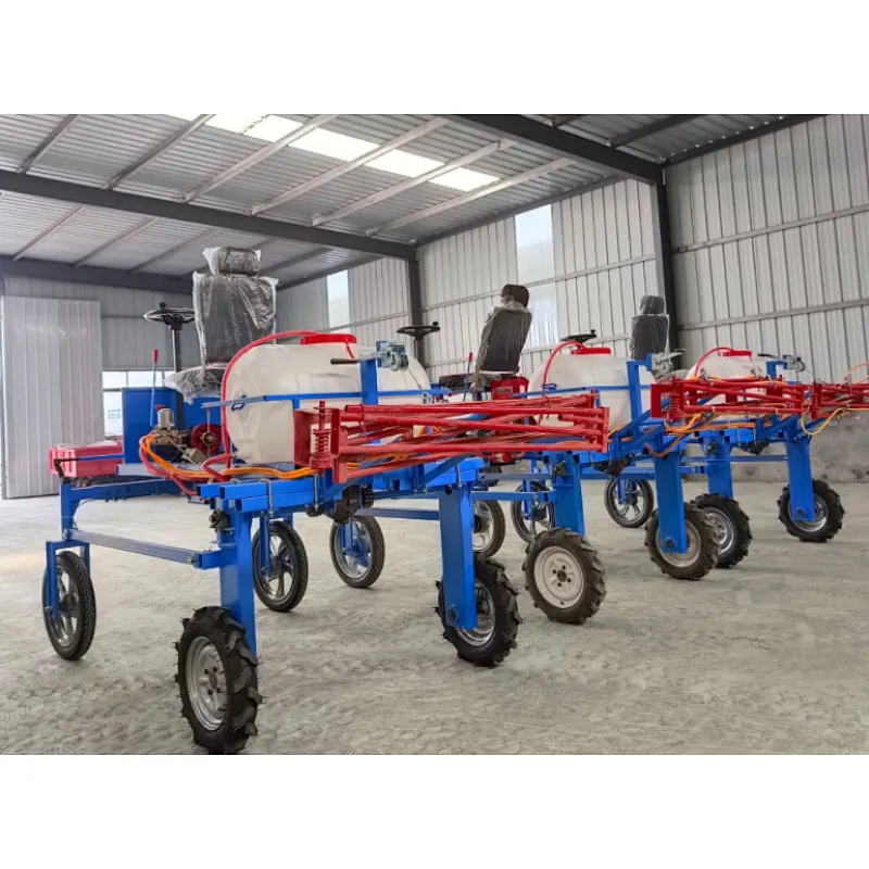 Self-propelled four-wheel sprayer