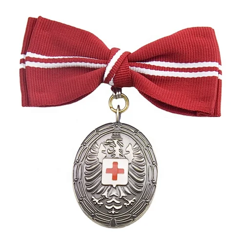 customized zinc alloy metal golden red cross membership honor  medals for sports