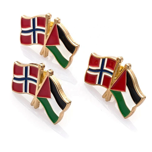 2020 new ideas product Customized country flag shape soft enamel pin