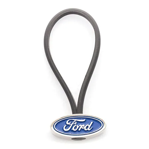 Custom metal tag keychain with car brand