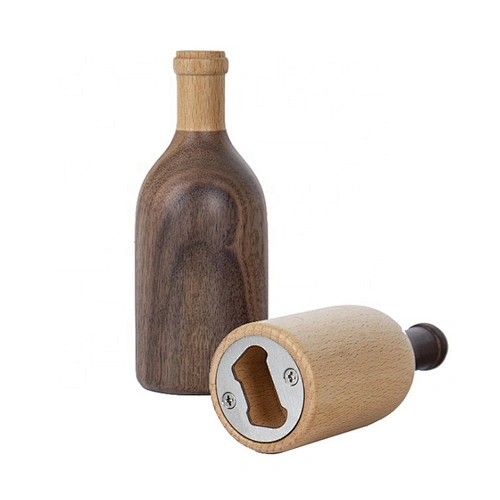 Factory custom beer wooden bottle opener