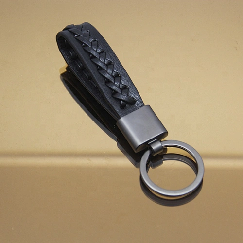 custom leather keychain