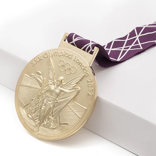 Custom gold marathon metalmedallion 3D design well polished alloymetal  medal