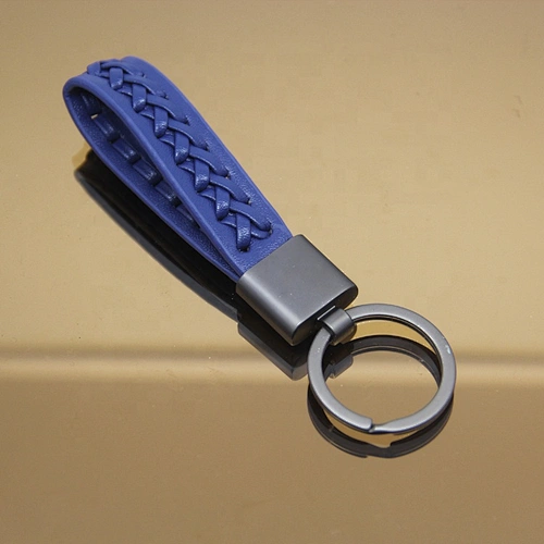 custom leather keychain