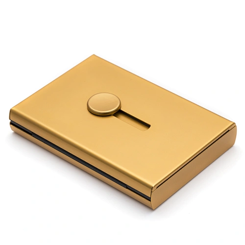 New products wholesale push button aluminium visiting business card holder case business card wallet
