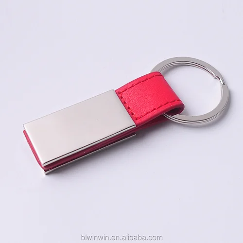 Hot selling customized Fancy keychains of leather material
