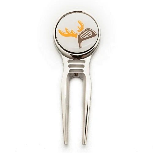 High quality cute elk pattern ready mould golf divot