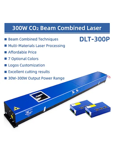 300W Beam Combined CO2 Laser Tube